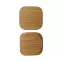 branded Nelson Wireless Bamboo Fast Charger (10 Watt), from our range of promotional Phone &amp; Tablet Chargers