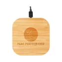branded Nelson Wireless Bamboo Fast Charger (10 Watt), from our range of promotional Phone &amp; Tablet Chargers
