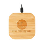 Phone &amp; Tablet Chargers  - Nelson Wireless Bamboo Fast Charger (15 Watt)