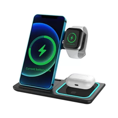 branded Camden 3n1 Fast Wireless Charger (without Adapter), from our range of promotional Phone & Tablet Chargers
