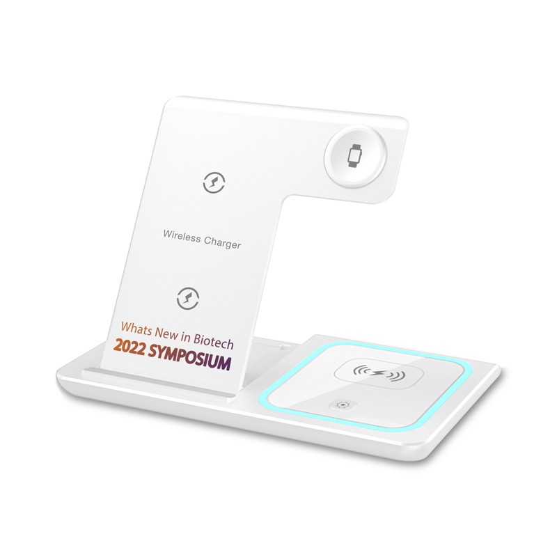 branded Camden 3n1 Fast Wireless Charger (without Adapter), from our range of promotional Phone & Tablet Chargers