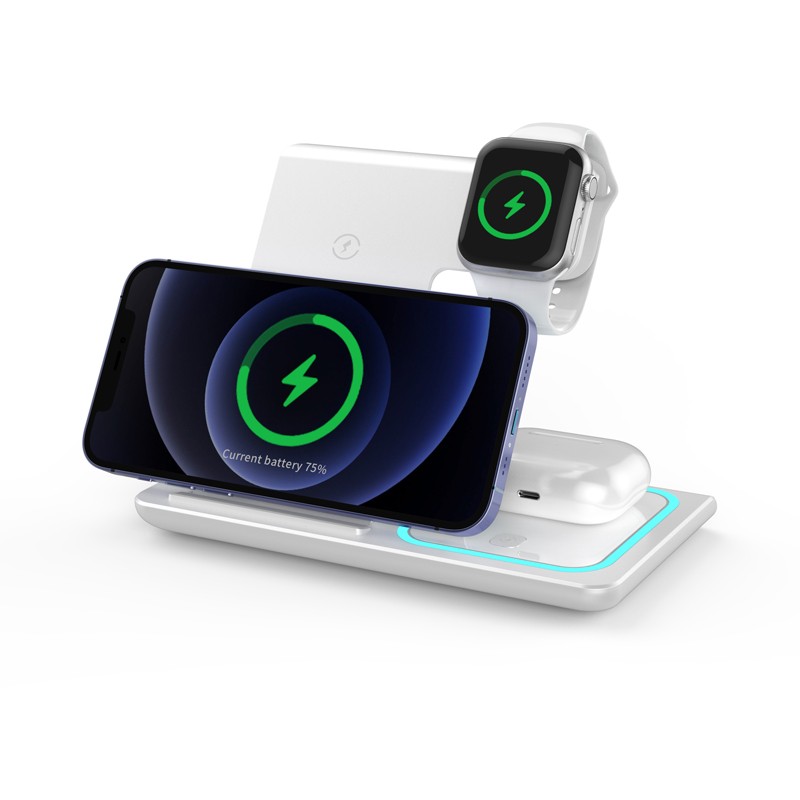 branded Camden 3n1 Fast Wireless Charger (without Adapter), from our range of promotional Phone & Tablet Chargers