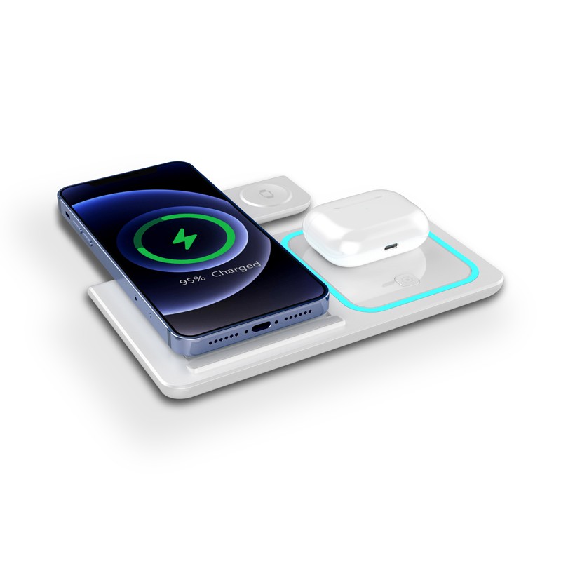 branded Camden 3n1 Fast Wireless Charger (without Adapter), from our range of promotional Phone & Tablet Chargers