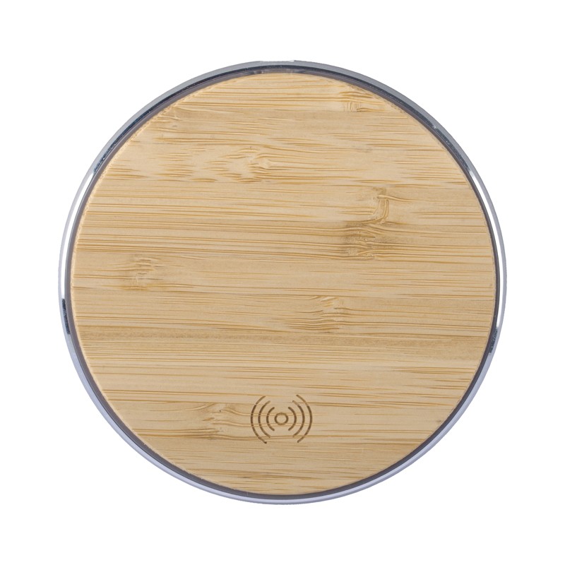 branded Danby Bamboo Wireless Fast 10W Charger , from our range of promotional Phone & Tablet Chargers