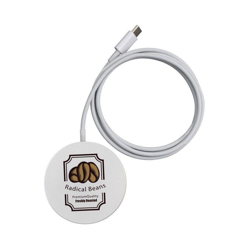 branded Tauris Magnetic Wireless Charger, from our range of promotional Phone & Tablet Chargers