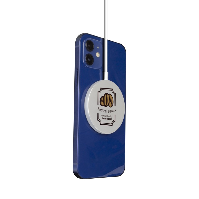 branded Tauris Magnetic Wireless Charger, from our range of promotional Phone & Tablet Chargers