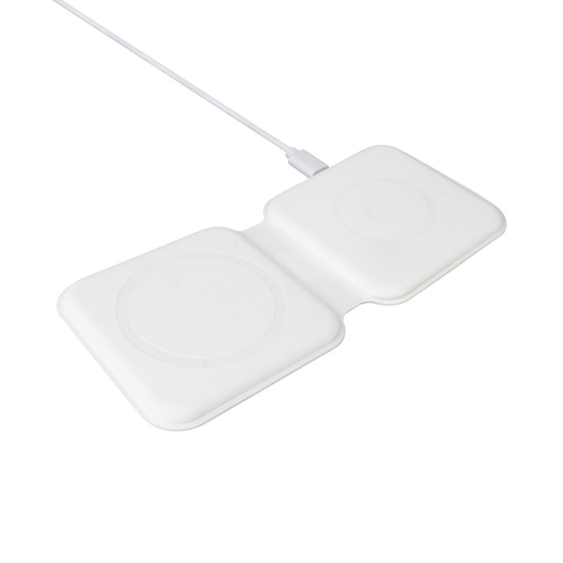 branded York 2n1 Magnetic Wireless Charger, from our range of promotional Phone & Tablet Chargers
