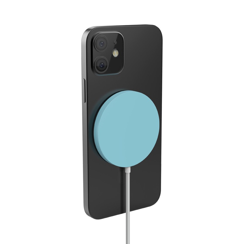 branded Wolf Magnetic Wireless Charger, from our range of promotional Phone & Tablet Chargers