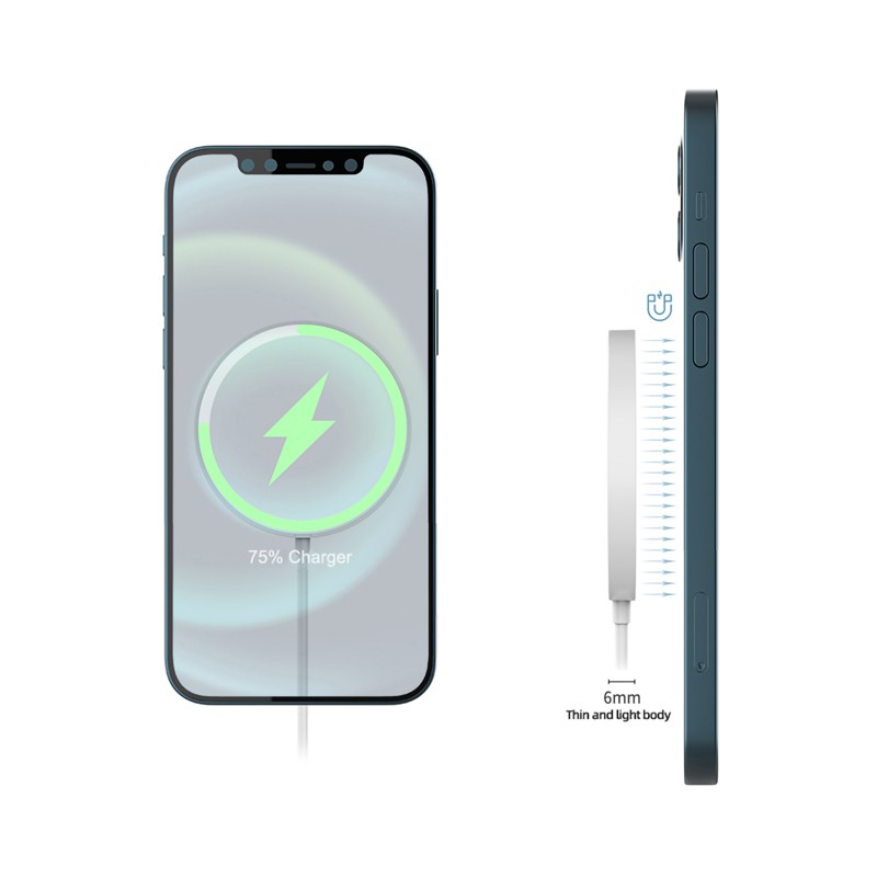 branded Wolf Magnetic Wireless Charger, from our range of promotional Phone & Tablet Chargers