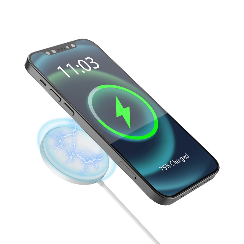 branded Wolf Magnetic Wireless Charger, from our range of promotional Phone & Tablet Chargers