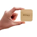branded Riley Magnetic Bamboo Charger, from our range of promotional Phone &amp; Tablet Chargers