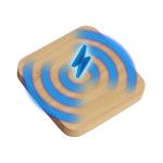 Phone &amp; Tablet Chargers  - Riley Magnetic Bamboo Charger