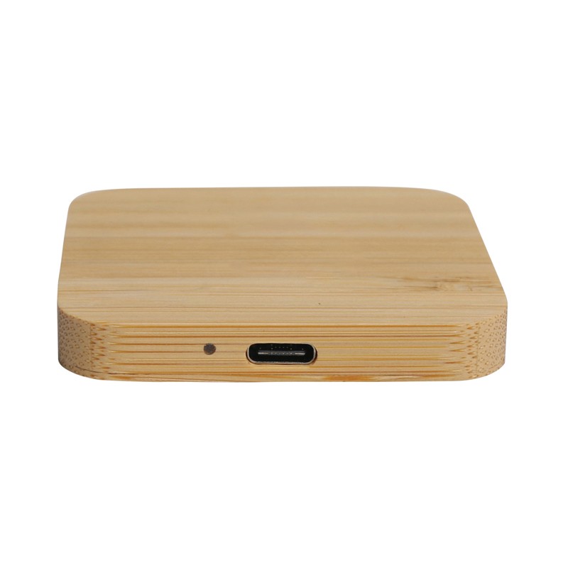 branded Riley Magnetic Bamboo Charger, from our range of promotional Phone & Tablet Chargers