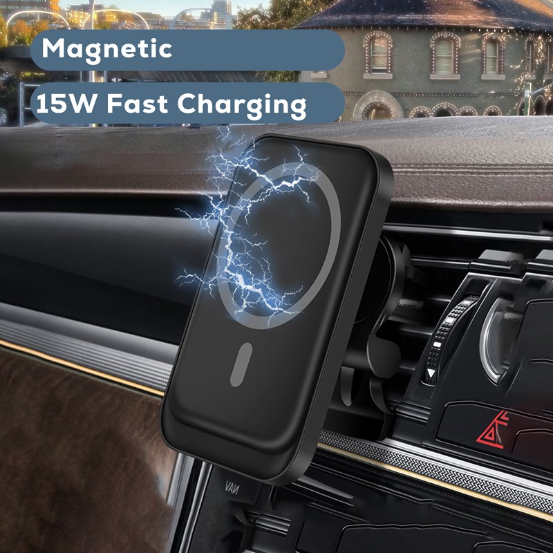 branded Rover Magnetic 15W Wireless Car Charger, from our range of promotional Phone & Tablet Chargers