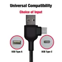 branded Sabre LED Charge Cable, from our range of promotional USB Hubs &amp; Cables