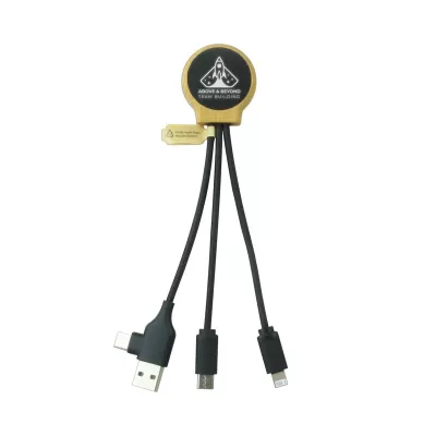 branded Sabre LED Charge Cable, from our range of promotional USB Hubs & Cables
