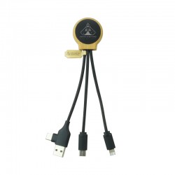 branded Sabre LED Charge Cable, from our range of promotional USB Hubs & Cables