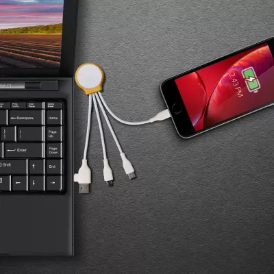 branded Tropea Charge Cable, from our range of promotional USB Hubs & Cables