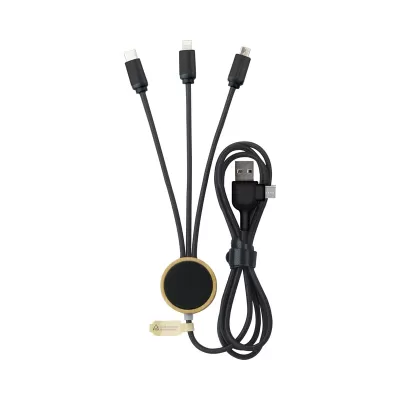 branded Vico LED Charge Cable, from our range of promotional USB Hubs & Cables