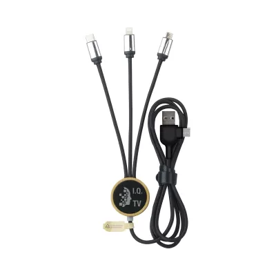 branded Vico LED Charge Cable, from our range of promotional USB Hubs & Cables