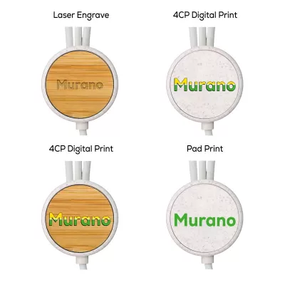 branded Murano Charge Cable - CWS, from our range of promotional USB Hubs & Cables