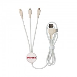 branded Murano Charge Cable - CWS, from our range of promotional USB Hubs & Cables