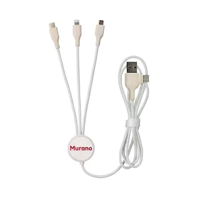 branded Murano Charge Cable - CWS, from our range of promotional USB Hubs & Cables