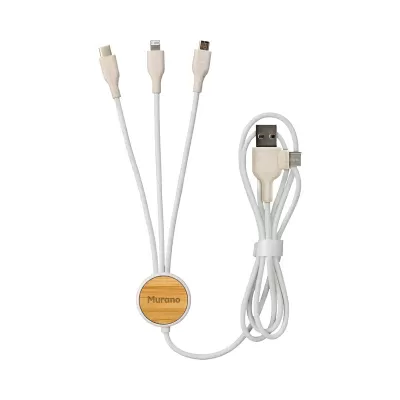 branded Murano Charge Cable - CWS, from our range of promotional USB Hubs & Cables