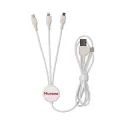 branded Murano Charge Cable - Bamboo, from our range of promotional Phone &amp; Tablet Chargers