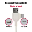 branded Murano Charge Cable - Bamboo, from our range of promotional Phone &amp; Tablet Chargers