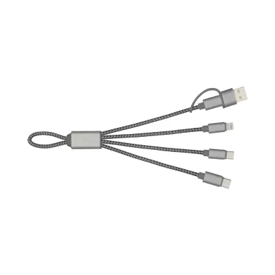 branded Trident 2 Charge Cable (rPET), from our range of promotional USB Hubs & Cables