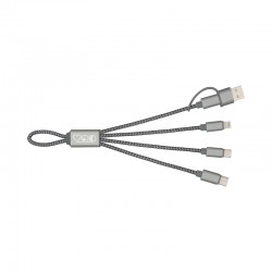 branded Trident 2 Charge Cable (rPET), from our range of promotional USB Hubs & Cables