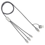 branded Trident 2+ Charge Cable (rPET), from our range of promotional USB Hubs &amp; Cables