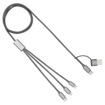 branded Trident 2+ Charge Cable (rPET), from our range of promotional USB Hubs & Cables