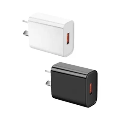 branded Timms Fast USB Wall Charger (QC3.0, 18 Watt), from our range of promotional Phone & Tablet Chargers