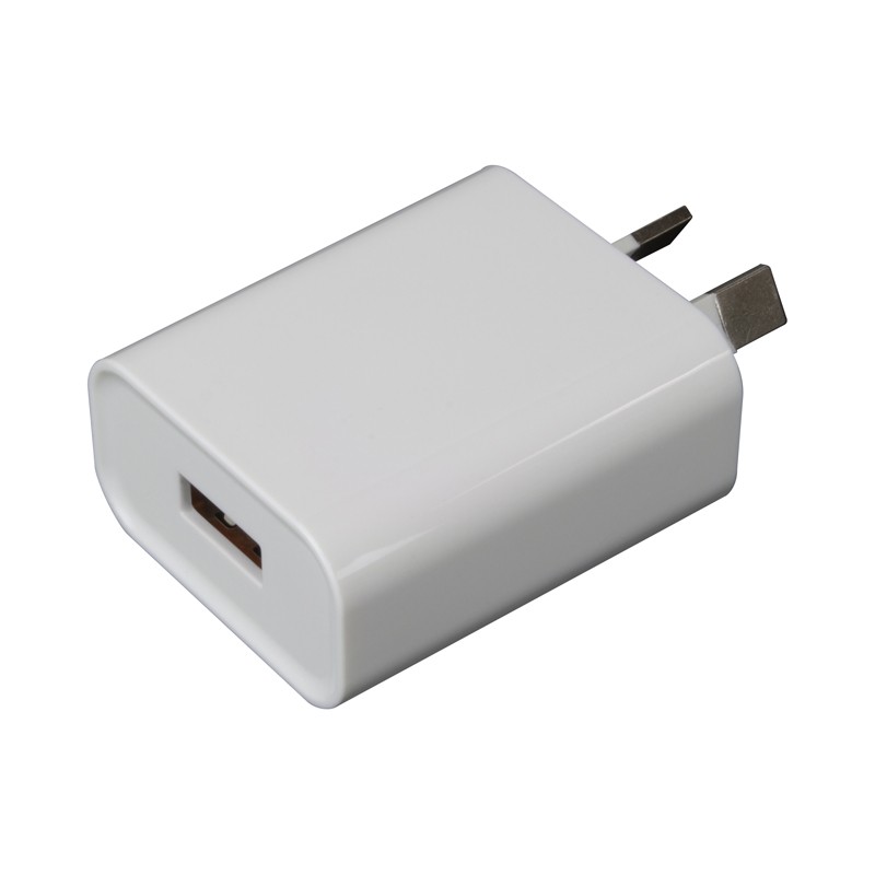 branded Timms Fast USB Wall Charger (QC3.0, 18 Watt), from our range of promotional Phone & Tablet Chargers