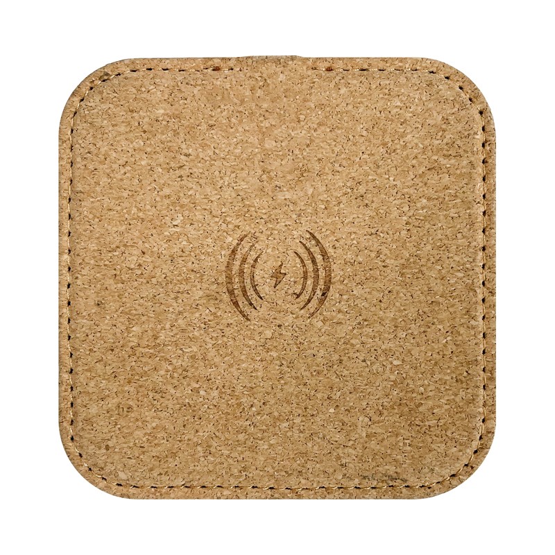 branded Oaky Cork 10W Wireless Charger, from our range of promotional Phone & Tablet Chargers