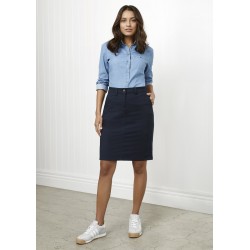 branded Ladies Lawson Chino Skirt, from our range of promotional Ladies Corporate Shirts