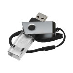 Flash Drives  - 3D Crystal Swivel Flash Drive 4GB - 32GB