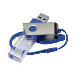 Flash Drives  - 3D Crystal Swivel Flash Drive 4GB - 32GB