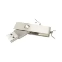 branded Slim Brushed Swivel Drive 4GB - 32GB, from our range of promotional Flash Drives