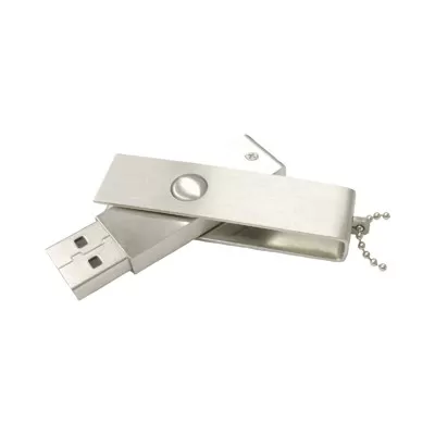 branded Slim Brushed Swivel Drive 4GB - 32GB, from our range of promotional Flash Drives