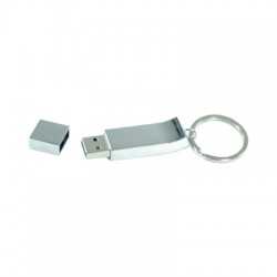 Flash Drives - Chrome Keyring Flash Drive 4GB - 32GB
