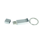 Flash Drives - Chrome Keyring Flash Drive 4GB - 32GB