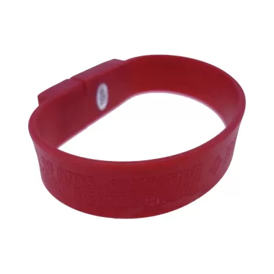 branded Silicone Wrist Band (M) 4GB - 32GB, from our range of promotional Flash Drives