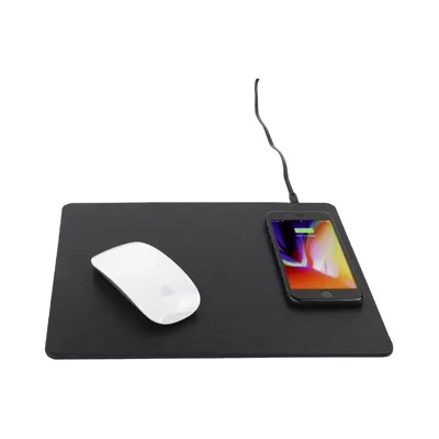 branded Cygnus Fast 10W Wireless Charging Mouse Pad, from our range of promotional Mouse Pads