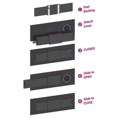 branded WebCam Cover Slide (2.0), from our range of promotional USB Accessories