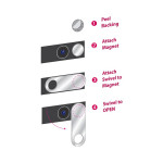 branded WebCam Cover Swivel - Plastic, from our range of promotional USB Accessories