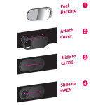 branded WebCam Cover Channel Tablet -Plastic, from our range of promotional USB Accessories