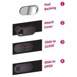 branded WebCam Cover Channel Tablet -Plastic, from our range of promotional USB Accessories